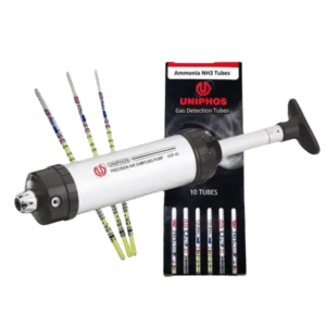 Air sampling hand pump and tubes