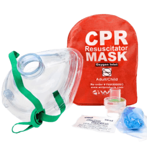 CPR masks and barriers