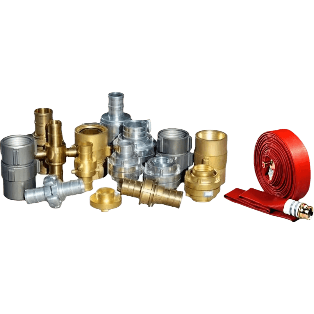 Fire hose and fitting Fire hose and fitting