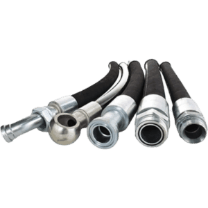 High pressure hoses and connectors
