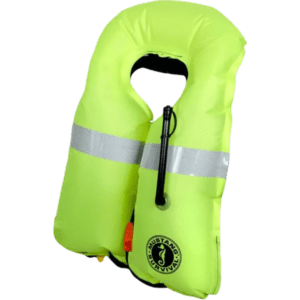 Inflatable life jacket