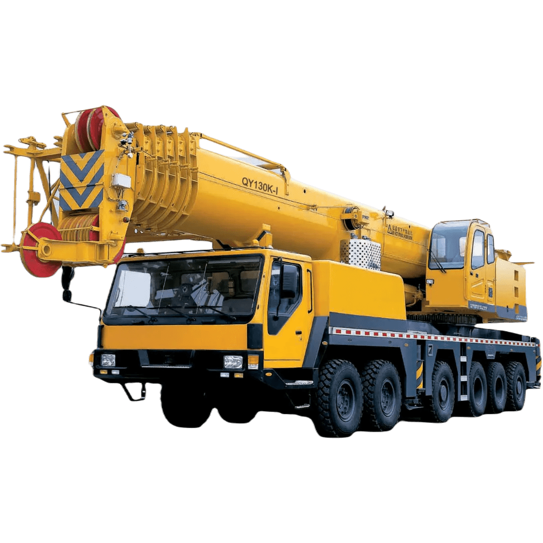 MOBILE CRANE Cut out transparent MOBILE CRANE