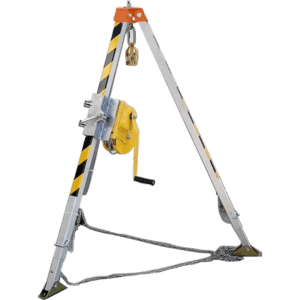 Rescue tripods with winch