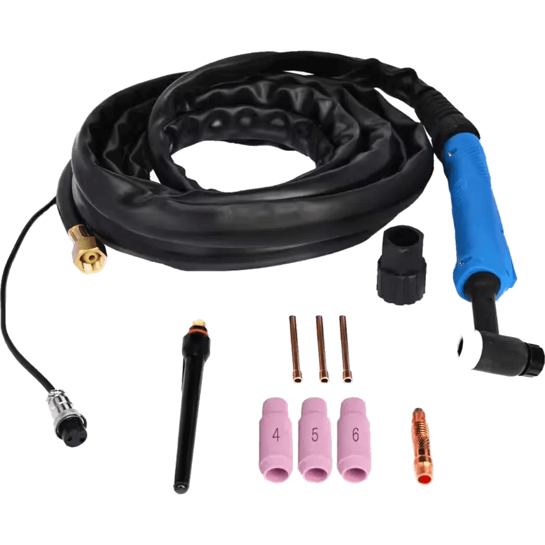 TIG welding torch and accessories TIG welding torch and accessories