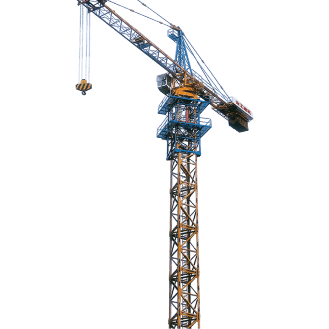 TOWER CRANE Cut out transparent TOWER CRANE