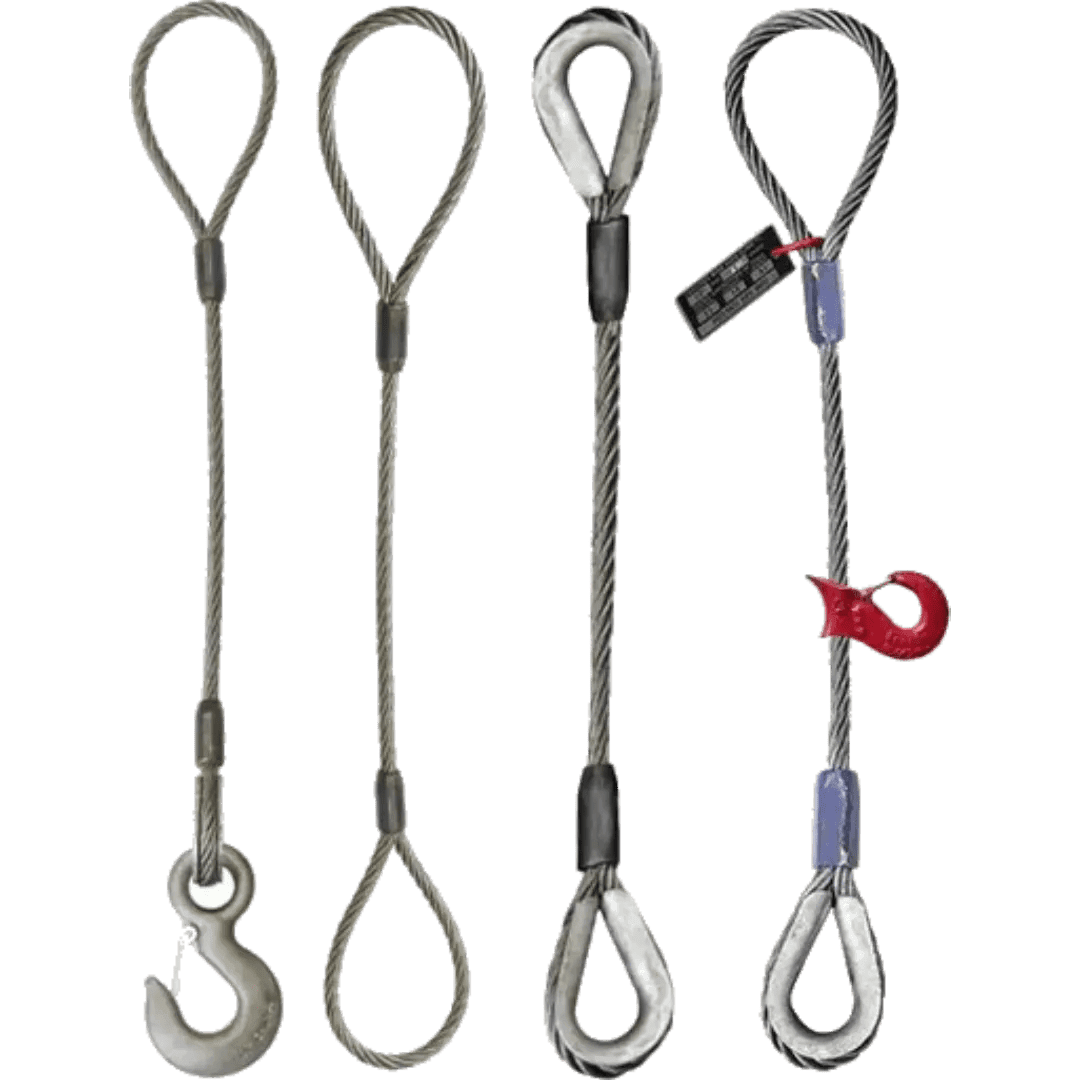 WIRE ROPE SLING Cut out transparent WIRE ROPE SLING