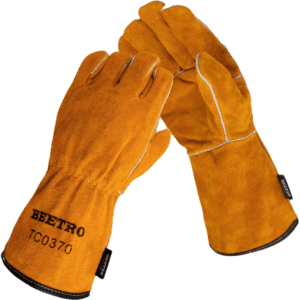 Welding leather gloves